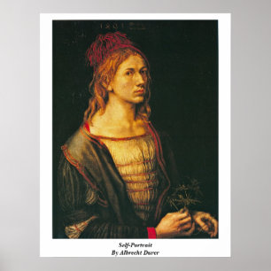 Poster Autoportrait Par Albrecht Durer