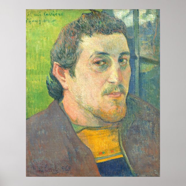 Poster Autoportrait - Paul Gauguin Art (Devant)