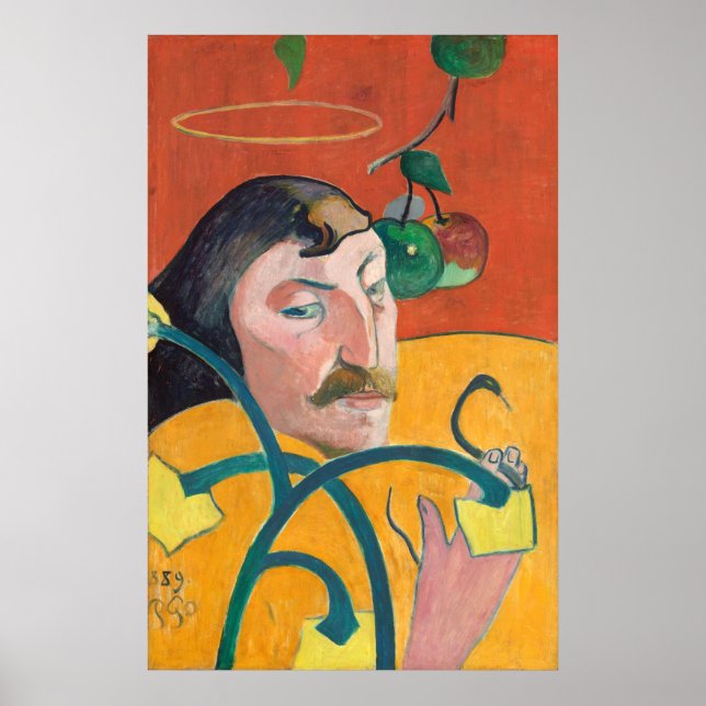 Poster Autoportrait - Paul Gauguin Art (Devant)