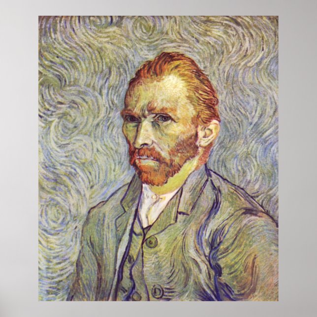 Poster Autoportrait Vincent Willem van Gogh (Devant)