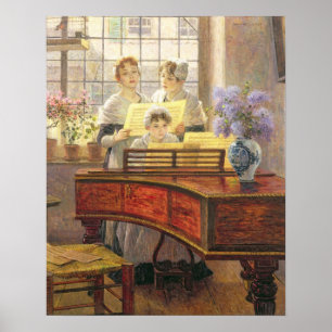 Poster Autour du piano