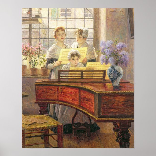 Poster Autour du piano (Devant)