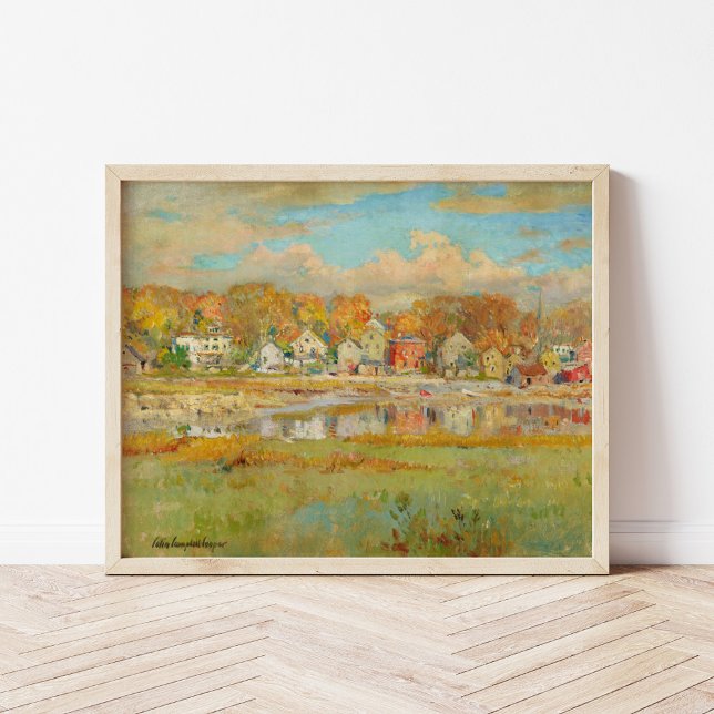 Poster Autre côté de la rivière | Colin Campbell Cooper (Créateur téléchargé)