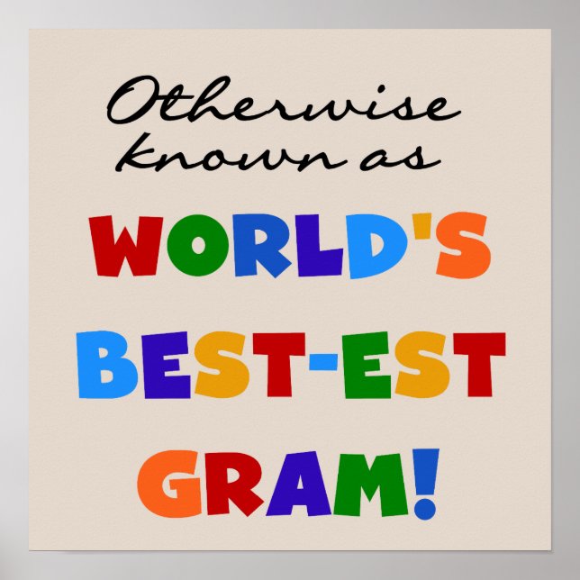 Poster Autrement connu en tant que cadeaux de gramme du (Devant)