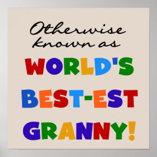 Poster Autrement connu en tant que cadeaux de mamie Meill
