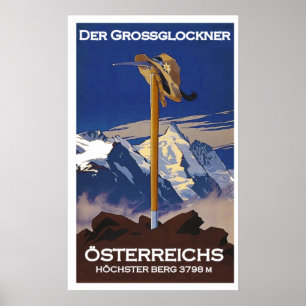 Poster " Autriche : 2021/aujourd'hui - Le Grand Glockner.