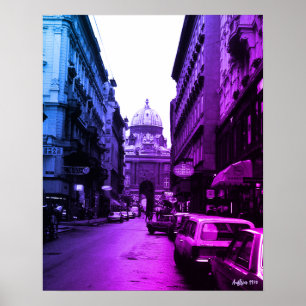 Poster Autriche vintage Palais impérial de Vienne