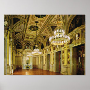 Poster Autriche vintage, Vienne, Opéra