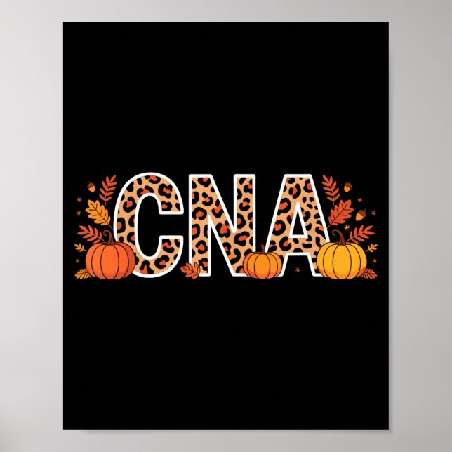 Poster Autumn Cna Fall Certified Nursing Istant  (Devant)