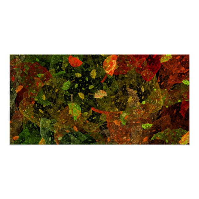 Poster Autumn colorful decorative design (Devant)