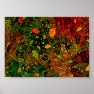 Poster Autumn colorful decorative design