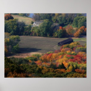 Poster Autumn Foliking Fields Grange Nature Orton Art