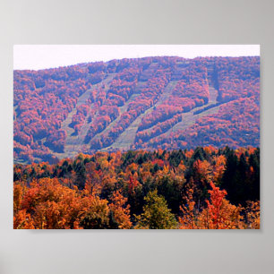 Poster - Autumn Ski Slopes