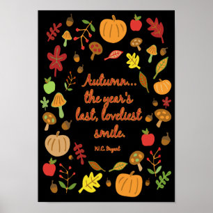 Poster Autumn Smile