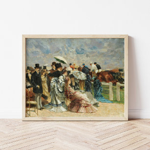 Poster Aux courses   Louis Abel-Truchet