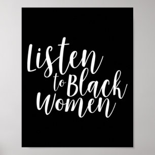 Poster Aux Femmes Noires Intersectio Bipoc Féministe