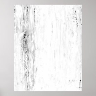 Poster 'Avalanche' Art Abstrait noir et blanc