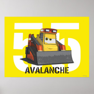 Poster Avalanche Caractère Art