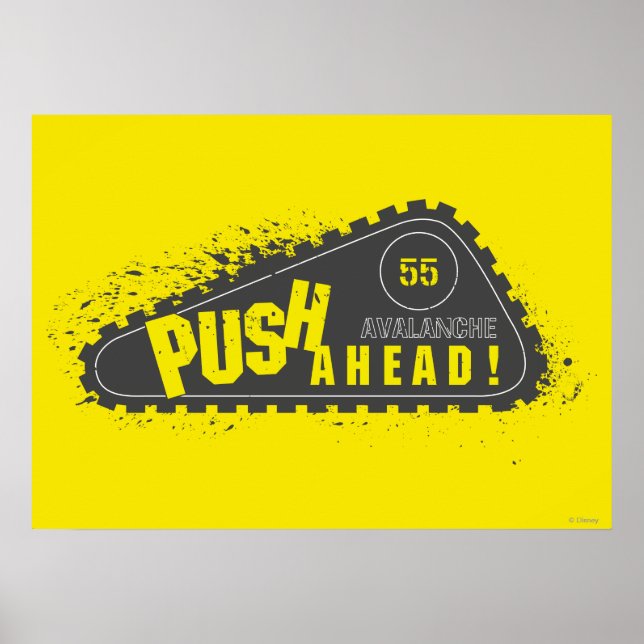 Poster Avalanche Push Ahead ! (Devant)