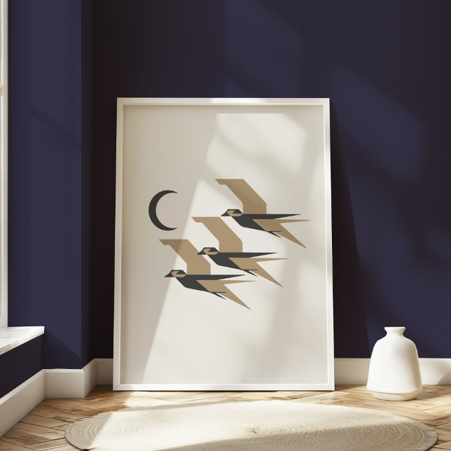 Poster Avales géométriques Art minimaliste moderne (Créateur téléchargé)