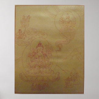 Poster Avalokiteshvara, the Bouddha of Compassion