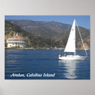 Poster Avalon, île de Catalina