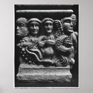 Poster Avant d'un autel utilisé comme police de caractère