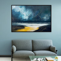 Avant la tempête – Paysage marin abstrait