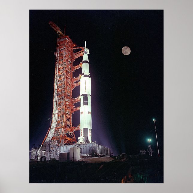 Poster Avant-Lancement d'Apollo 17 (Devant)