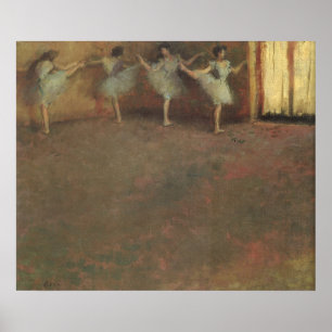 Poster Avant le Ballet par Edgar Degas, Beaux-Arts Ancien