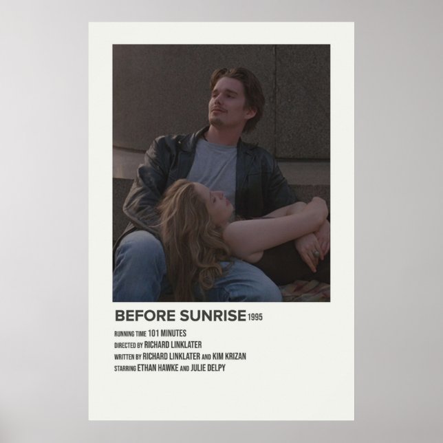 Poster avant le lever du soleil 1995 (Devant)