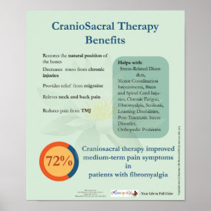 Poster Avantages de la thérapie craniosacrale