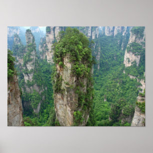 Poster Avatar Mountains Zhangjiajie National Forest Park