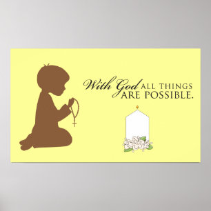 Poster Avec Dieu