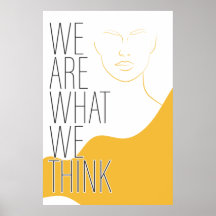 Poster avec message inspirant