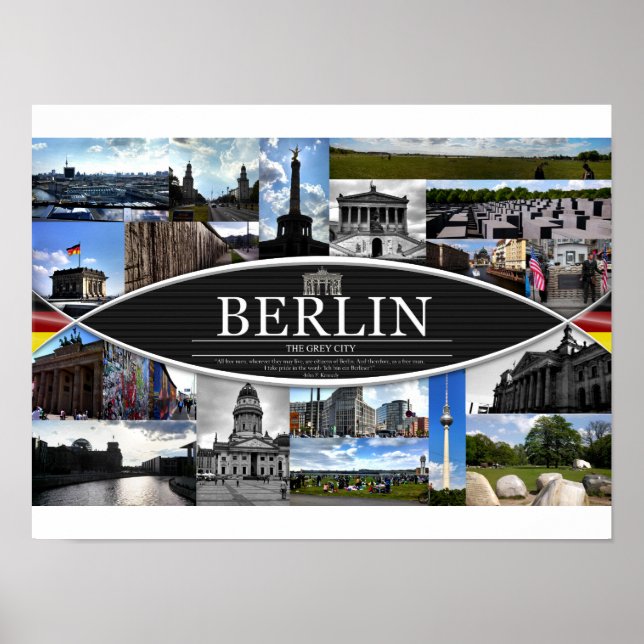 Poster avec Scènes de Berlin (Devant)
