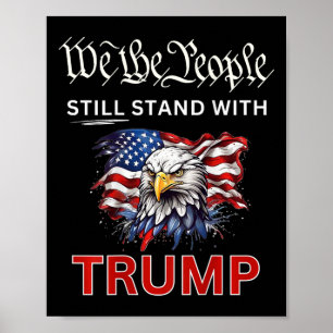 Poster Avec Trump 2024, Nous, Le Peuple, En Avons Assez