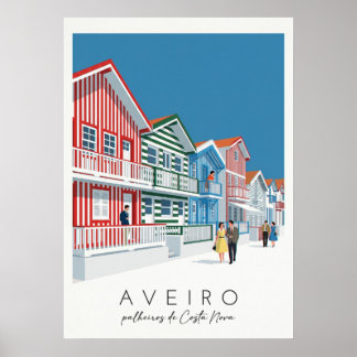 Poster Aveiro, la Venise du Portugal