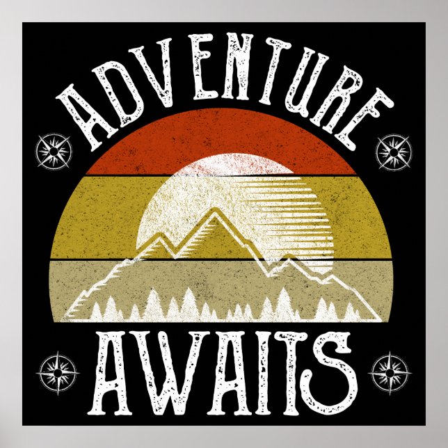 Poster Aventure Attend (Devant)