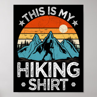 Poster Aventure de randonnée en montagne Vintage C'est mo