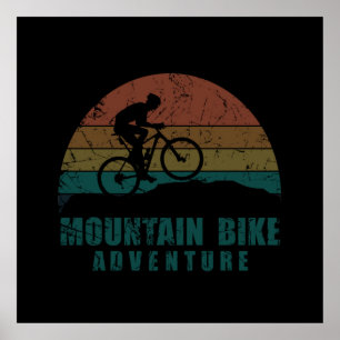 Poster Aventure Mtb mountain bike