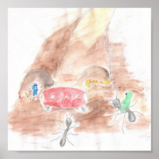 Poster Aventure souterraine