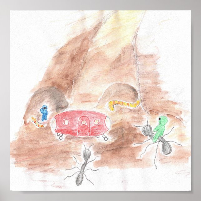 Poster Aventure souterraine (Devant)