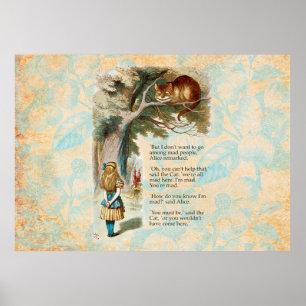 Poster Aventures d'Alice au pays des merveilles Chat du C