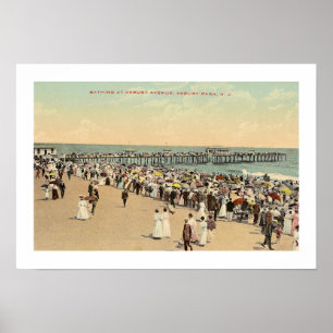 Poster Avenue d'Asbury, parc d'Asbury, New Jersey