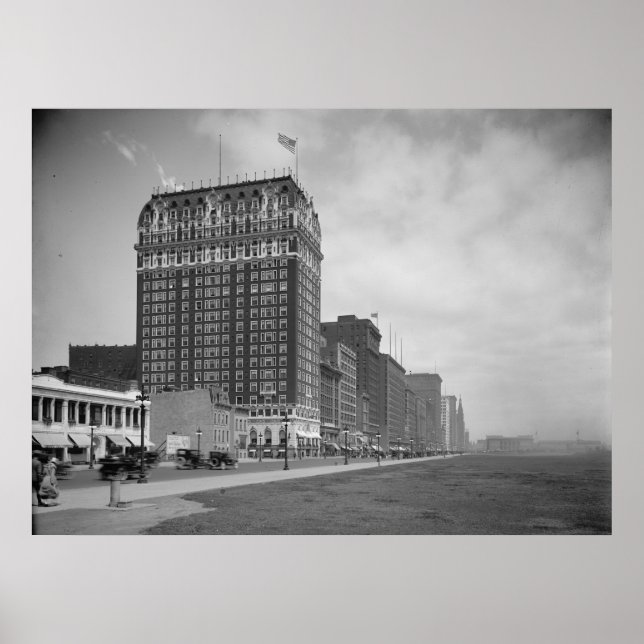 Poster Avenue Michigan (Devant)