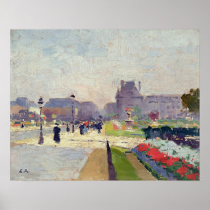 Poster Avenue Paul Deroulede, Tuileries, Paris