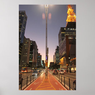 Poster Avenue Paulista - São Paulo