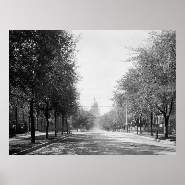 Poster Avenue Sherman (Devant)