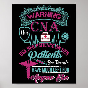 Poster Avertissement Cela Peut Utiliser Sa Patience Sur S